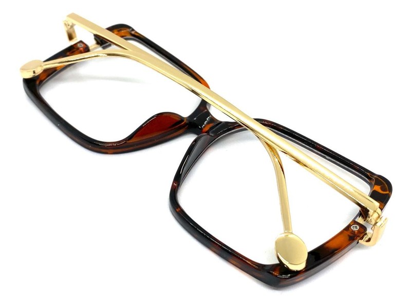 Women's Classic Vintage Retro Style Clear Lens EYE GLASSES Square Tortoise Frame gallery