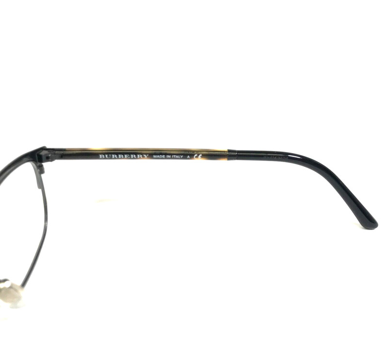 Burberry Eyeglasses Frame B1249 1001 Brown Tortoise Black Cat Eye 51-17-135 gallery