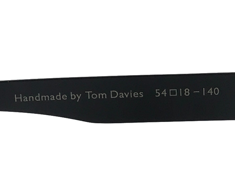 Tom Davies Eyeglasses Frames TD757 Col. 2279 Matte Black Gray Square 54-18-140 gallery
