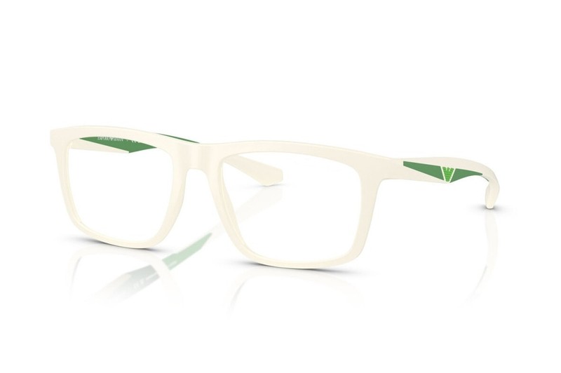 Emporio Armani Eyeglasses Fold Clip-On Sunglass Lens EA 4235 White 55mm w/case gallery