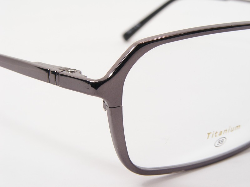 OCCHIALI FITCHE 3337U Gunmetal TITANIUM EYEGLASSES 59-16-140mm (NOTES) Japan gallery