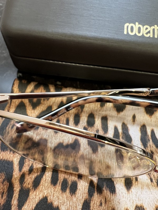 Roberto Cavalli LUCIGNANO RC5065 028 Light Rose Gold Cat Eye Glasses Frames Case gallery