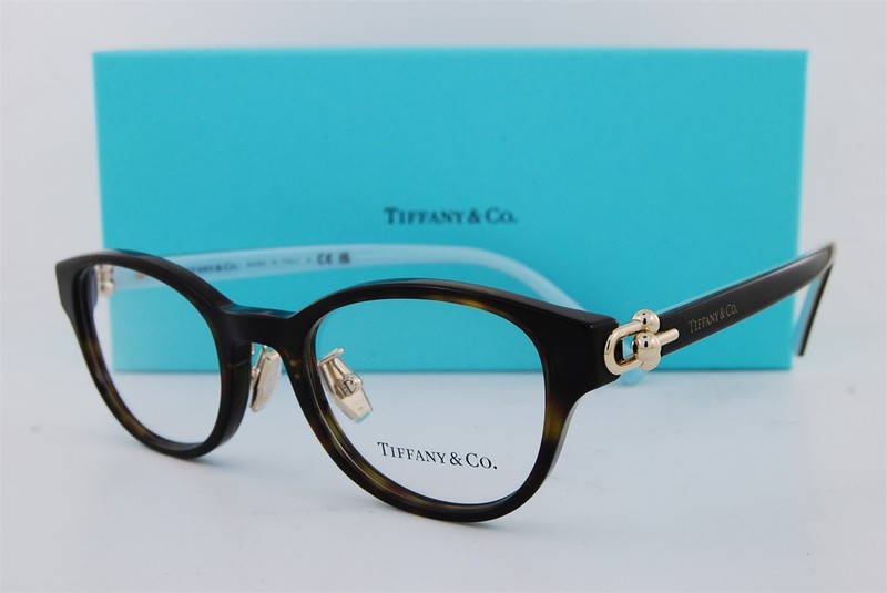 Brand New Tiffany & Co. Eyeglass Frames TF 2273D 8015 Havana Size 48 For Women