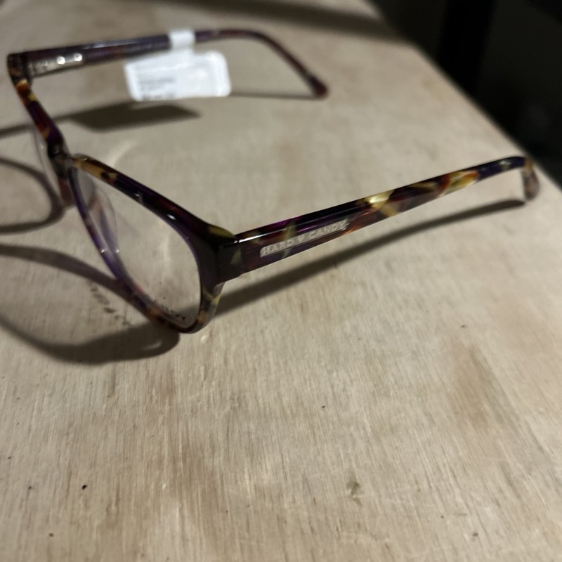 Hard Candy HC11 Purtt Womens Purple Full Rim Eyeglasse 52-14-135 Frames Only gallery