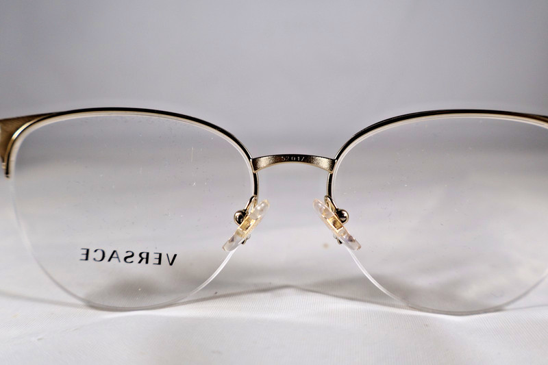 New Versace Eyeglasses Frames Only MOD.1247 1252 Unisex Black/Gold 52*17 140 gallery
