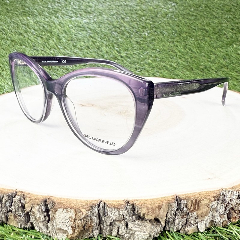 Karl Lagerfeld Eyeglasses Frames KL 976 026 Purple 54-18-140 Womens Cat-Eye gallery