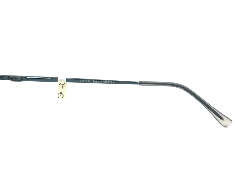 Sunoptic 9794 81C-F Matte Blue Oval Eyeglasses Frames 50-18 135 NOS gallery