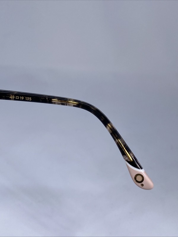 ETNIA BARCELONA “BRUGGE” Spain Beige Black Eyeglasses Frame 49-19-135 gallery