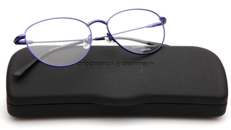 NEW PRODESIGN DENMARK 3157 c.3421 Purple EYEGLASSES FRAME 52-15-140 B38mm