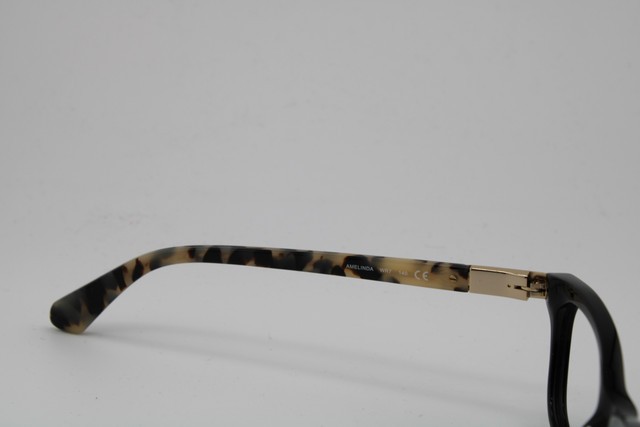 KATE SPADE NEW YORK AMELINDA WR7 BLACK TORT GOLD AUTHENTIC EYEGLASSES 50-15 gallery