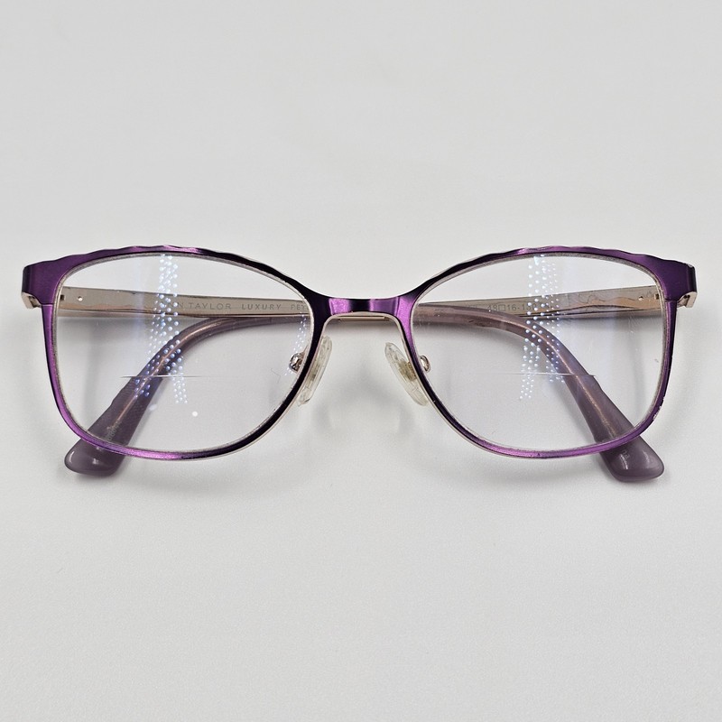 Ann Taylor Eyeglasses Frames Luxury Petite ATP019 C02 Purple Gold 48-16-130 gallery