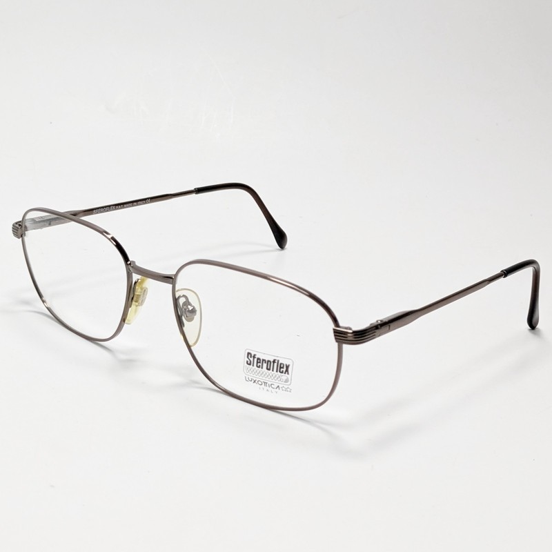 Sferoflex Italy eyeglass frames 2081 55-18 140 Dark Copper Brown 273 NWOT
