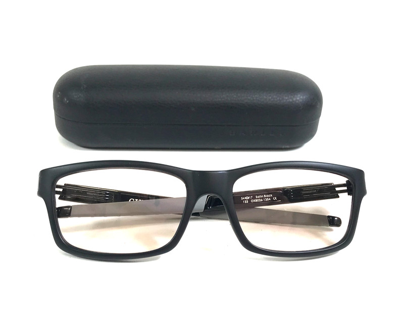 Oakley Eyeglasses Frames Currency OX8026-1354 Satin Black Matte 54-17-141 gallery
