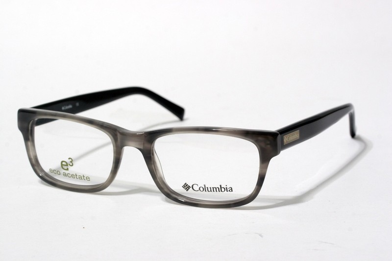 COLUMBIA IRON MOUNTAIN C02 GLOSSY GRAY 53/18/145 FLEX HINGE EYEGLASSES D144