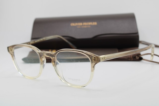 NEW OLIVER PEOPLES OV 5219 1647 FAIRMONT GREY HORN AUTHENTIC EYEGLASSES 47-21