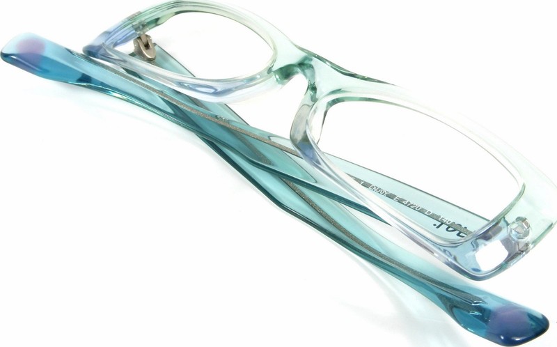 ENJOY E4720-D Transparent Aqua Blue Eyeglasses Glasses Frame 50-15-140 No Lens gallery