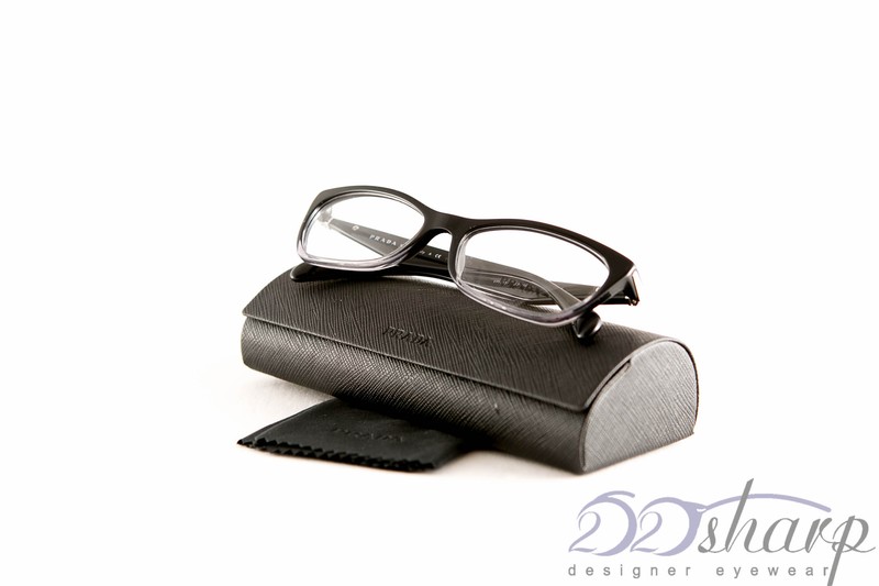 PRADA Eyeglasses-VPR 15P ZYY-1O1 Black