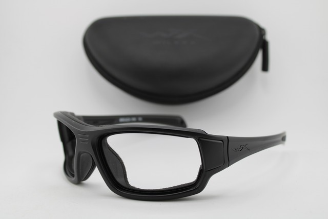 NEW WILEY X BREACH 2110 WX EN166 FT Z94.3 MATTE BLACK AUTHENTIC EYEGLASSES 63-15