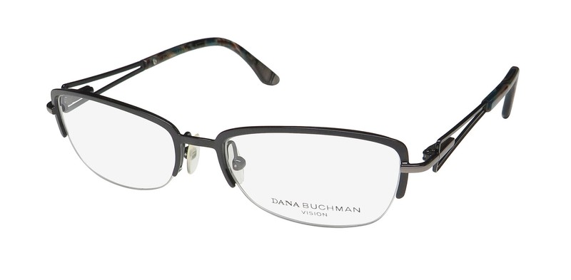 NEW DANA BUCHMAN KELLEN EYEWEAR BLACK BK 51-16-135 WOMENS METAL & PLASTIC