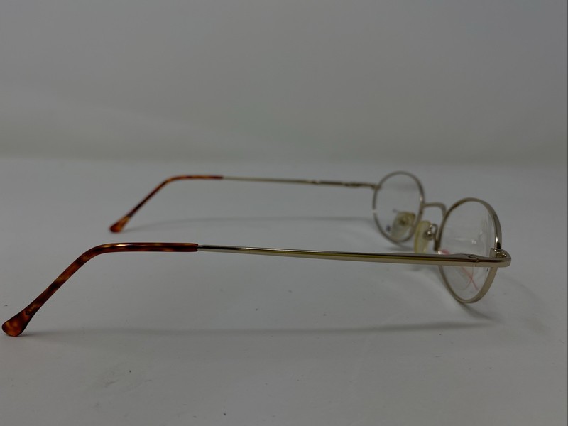 US Optical MOD.1317 GOLD 47-21-135 Yellow Gold Full Rim Eyeglasses Frame TH25 gallery