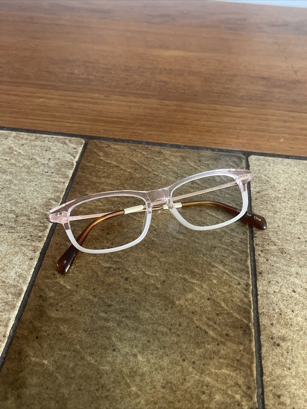 Toms Women’s Eyeglasses Frames Alexis 50-16-147 Milky Pink Crystal Fade 10012802 gallery