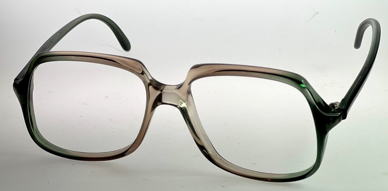 NOS! Vintage Bausch Lomb Pisces Big 1970’s Green Fade 54/16/135 #349