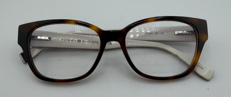 TOMMY HILFIGER FRAMES ONLY EYEGLASSES TH 2001 05L BROWN 52-16-140