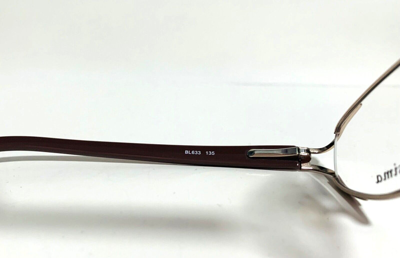 BELLISSIMA BL633 BRONZE BROWN OVAL WOMEN'S AUTHENTIC EYEGLASSES RX 52-16-135 MM gallery