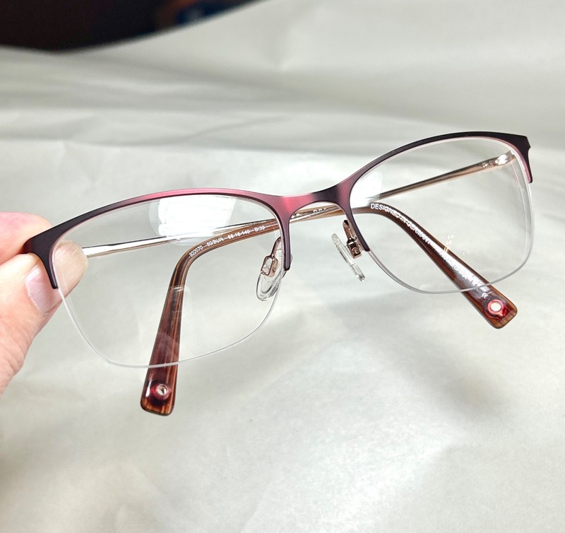 NEW BRENDEL Eyeglass frames Burgundy/Rose Gold 922070 55-18-140 B:39
