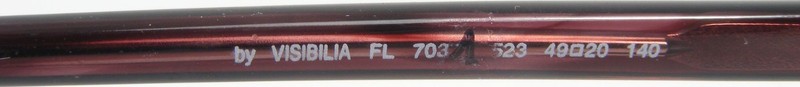 Free Land VISIBILIA FL 703 523 Regal Purple Eyeglasses Glasses Frame 49-20-140 N gallery