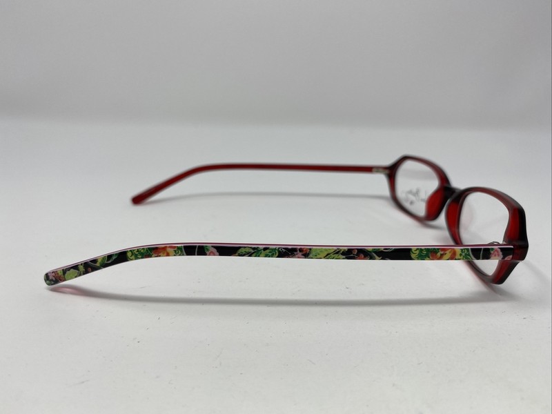 VERA BRADLEY EYEGLASSES FRAME 3012 1107 49-17-140 RED BLACK FLORAL FULL RIM OI41 gallery