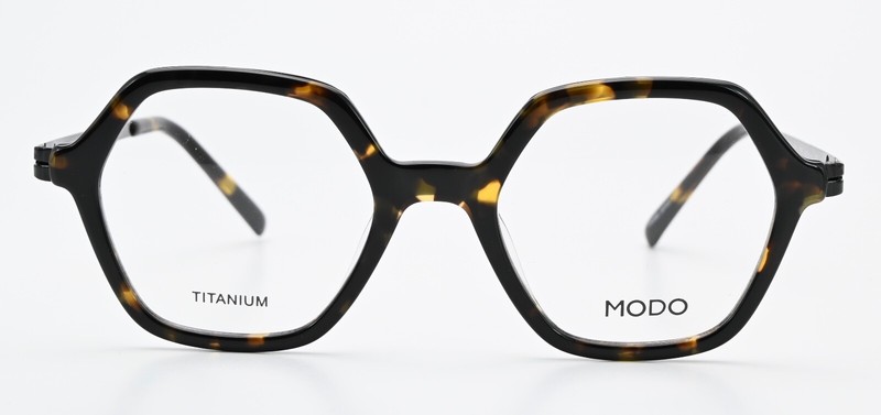 MODO Glasses Frame Model 4553 TORT 48-20 142 Titanium Light Gloss Tortoise Shell gallery