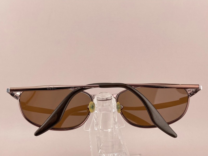 Ray Ban Sunglasses FRAME ONLY RB 3023 Highstreet 014/84 Brown Oval Italy 55mm gallery