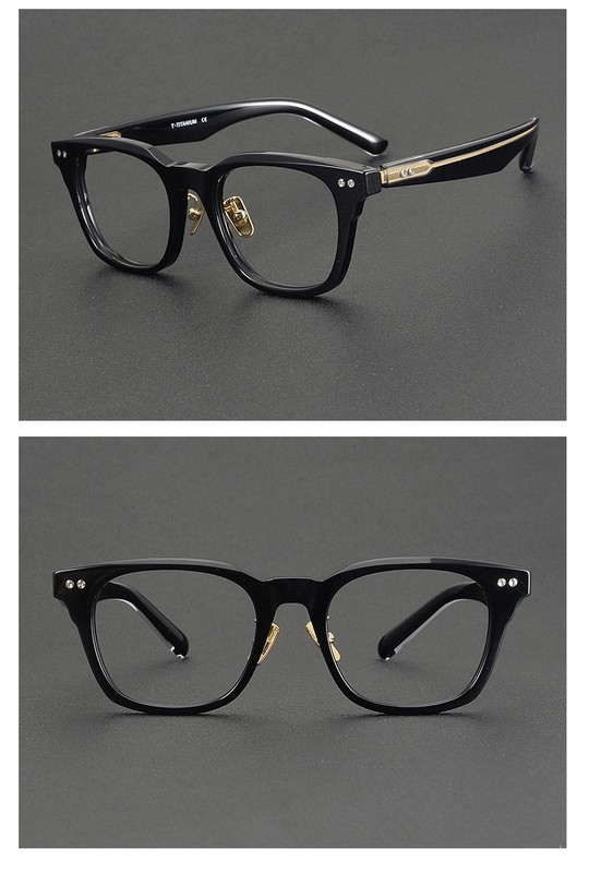 148mm Wide Oversized Acetate Eyeglasses Frame Japanese Style Square Glasses