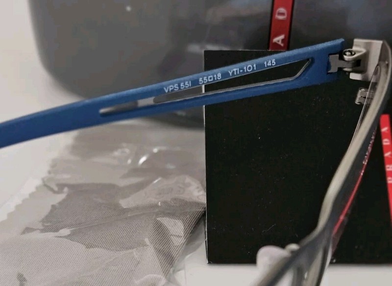 PRADA EYEGLASSES NEW. Full Rim, Model VPS 55I. Including Accessories gallery
