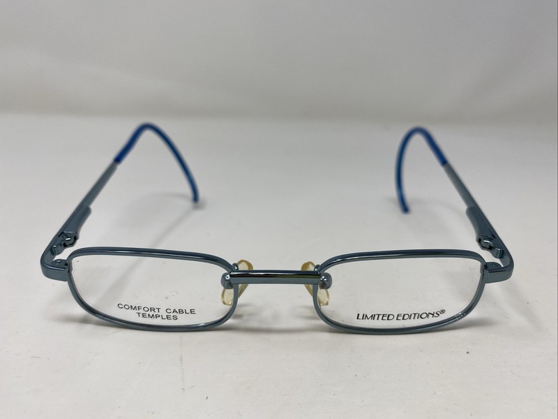 Limited Editions CURLY BLUE 38-18-135 Metal Full Rim Eyeglasses Frame 3559