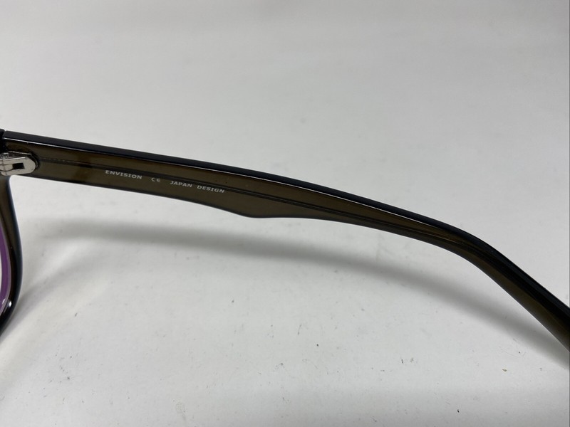 ENVISION EYEWEAR 2003 C93 51-19-140 GREEN TRANSLUCENT EYEGLASSES BZ62 gallery