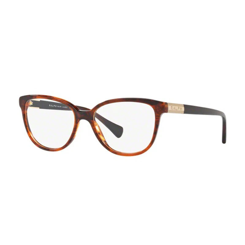 NEW Ralph by Ralph Lauren RA7082 1726 Striped Brown 53mm Eyeglasses