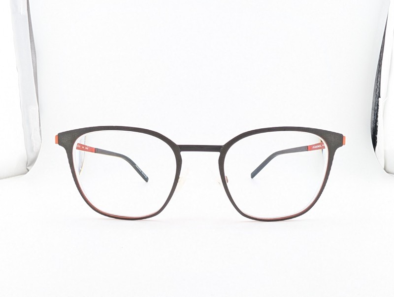 Morel Eyeglasses Frames Only, 10179O, 51-21-145, GR05, Gray/Orange gallery