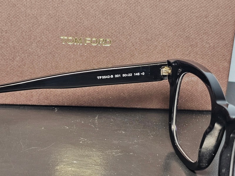 New Authentic Tom Ford 5542-B Blue Light Block Eyeglasses TF 5542-B 50-22mm gallery