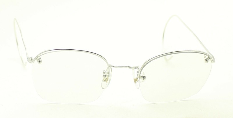 SAVILE ROW ENGLAND Rimway Rhodium 50x18mm Eyewear FRAMES RX Optical Eyeglasses gallery