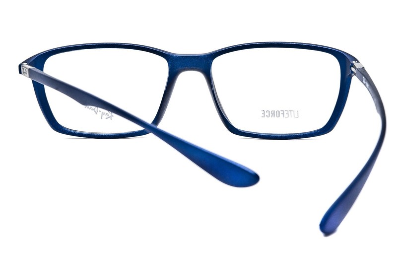 Ray Ban RB 7018 5207 LITEFORCE Matte Blue size 54/16/145 Made in Italy Eyeglass gallery