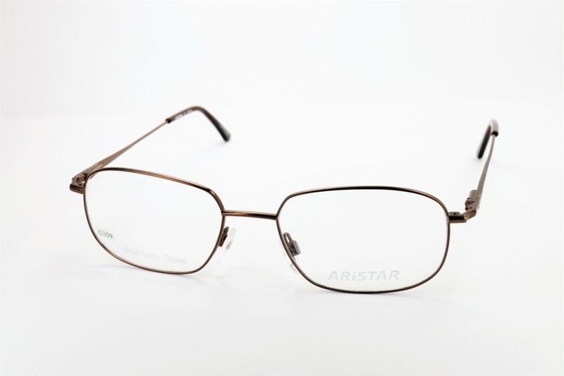 ARISTAR by Charmant AR18632 535 Brown 53-18-140 Eyeglass Frames with Case G309