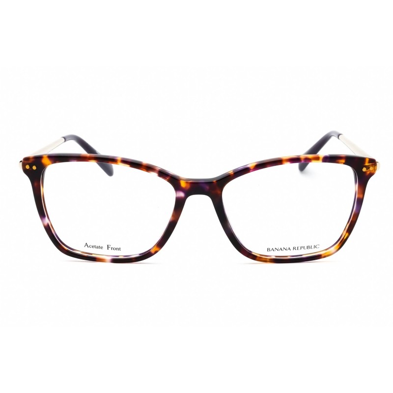 Banana Republic Women's Eyeglasses Brown Violet Havana Full Rim BR 228 0DEX 00 gallery