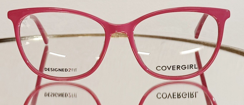 ORIGINALE COVERGIRL CG4004 075 FUXIA Eyeglasses NEW PLASTIC 54-16-140