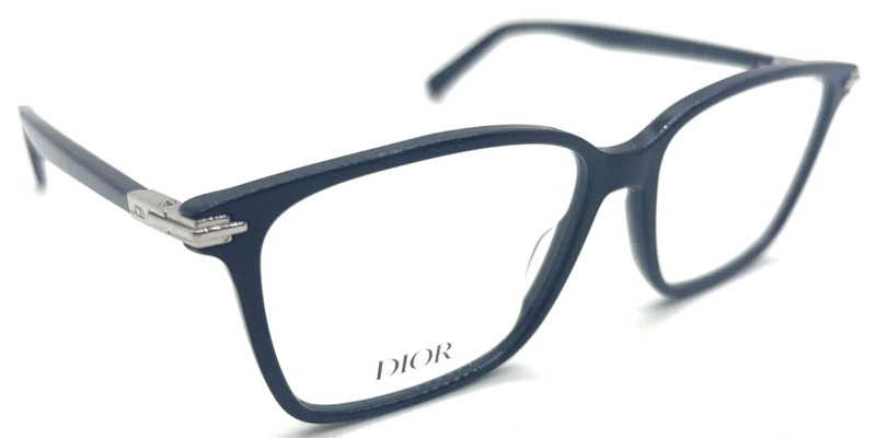 CHRISTIAN DIOR DiorBlackSuitO S14I 1000 SHINY BLACK AUTHENTIC EYEGLASSES 56-15 gallery