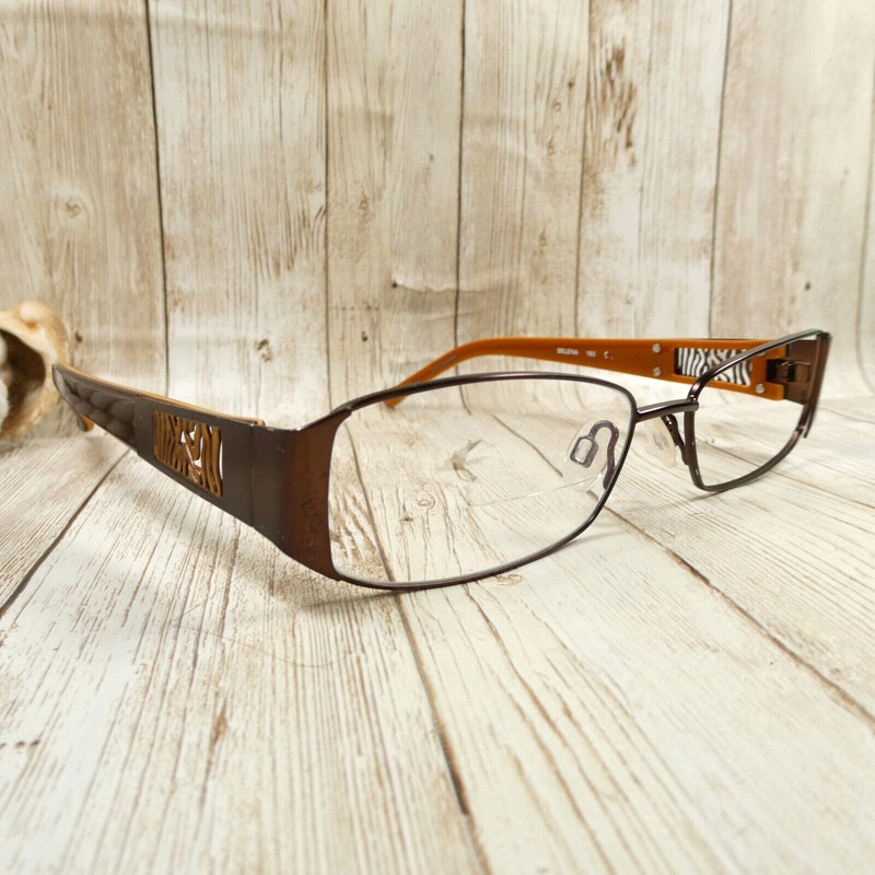 Daisy Fuentes Polished Brown Metal Eyeglasses - Selena 183 53-15-135 gallery