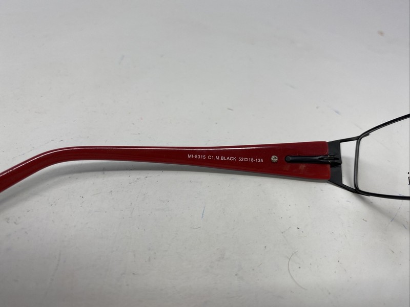 Miraggi MI-5315 C1 MATTE BLACK 52-18-135 Metal Full Rim Eyeglasses Frame MO66 gallery