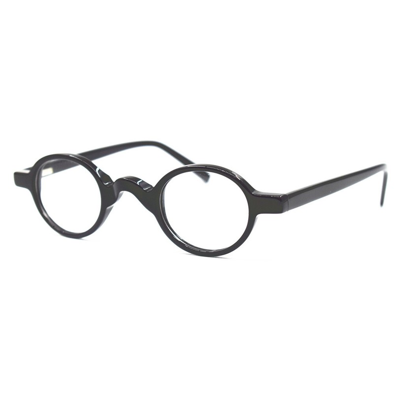Super Small 39mm Spring Hinges Vintage Oval Acetate Eyeglass Frames Full Rim