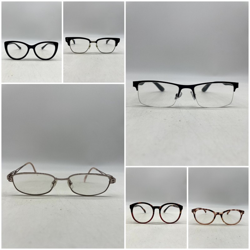 Lot of 6 pcs – Eyeglass Frames: Marilyn Monroe, Seiko, Pugsgear & other